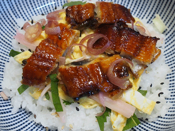 うなぎと香味野菜ごはん