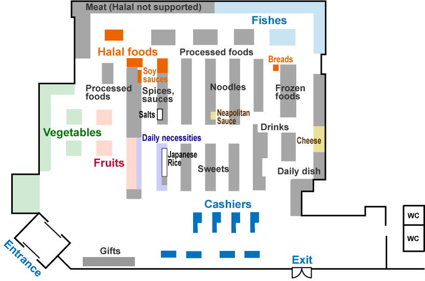 Floor map